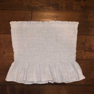 American Eagle Blue Tube Top